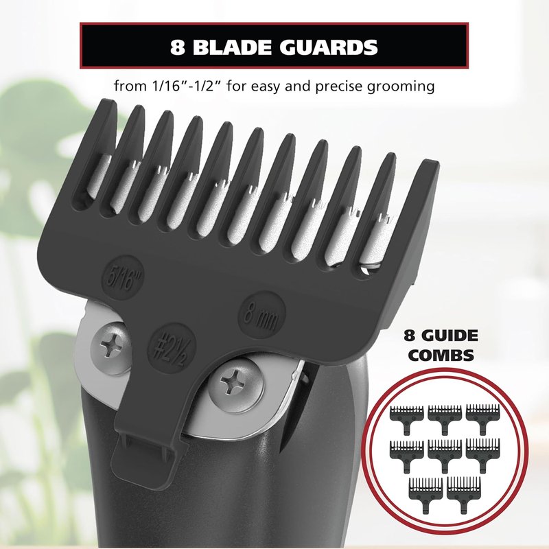 Wahl Edge Pro Beard Trimmer - Bump Free Corded Grooming Kit for Men | Perfect for Edging Beards & Mustaches
