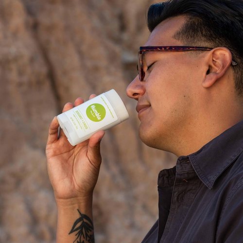 Humble Aluminum-Free Deodorant - Natural Bergamot & Ginger Stick for Sensitive Skin | 2.5 Oz