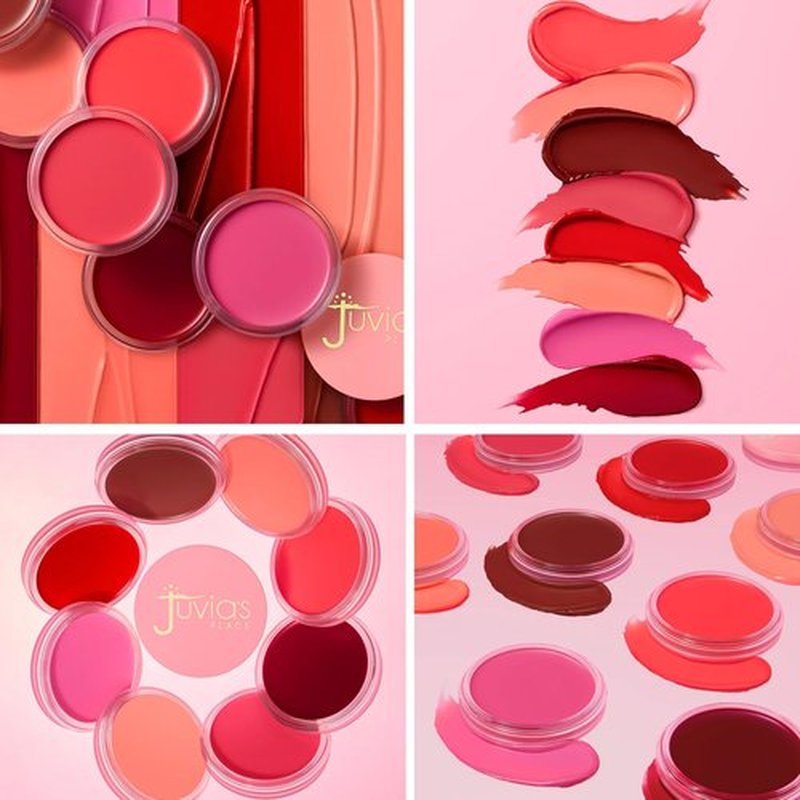 Juvia's Place Blushed Cream Blush – Cheeky Cherry – Multi-Purpose Cream Blush for Cheeks & Lips - 2in1 Formula, Smooth, Blendable Texture for a Soft Dewy Finish - Buildable & Lightweight Face Makeup