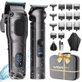 Vgrpro Hair Clippers for Men Professional, Cordless Hair Clippers for Hair Cutting, Mens Clippers and Trimmers Set, Electric Hair Trimmer for Men with Package Box (Gray)