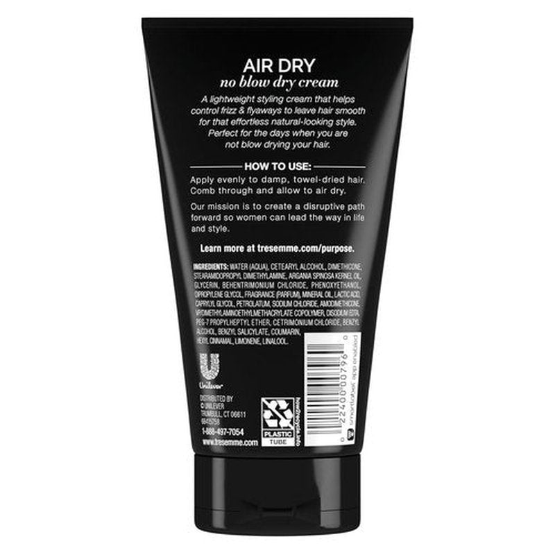 TRESemmé Air Dry Smoothing Cream - Hydrating Formula for Frizzy Hair | 5 oz