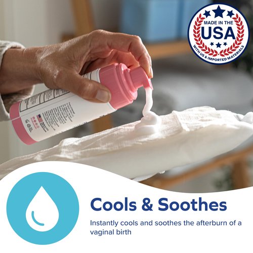 Dr. Talbot's Mom Perineal Soothing Foam - Cooling Postpartum Relief with Witch Hazel and Citroganix - Postpartum Essentials - 5 fl oz