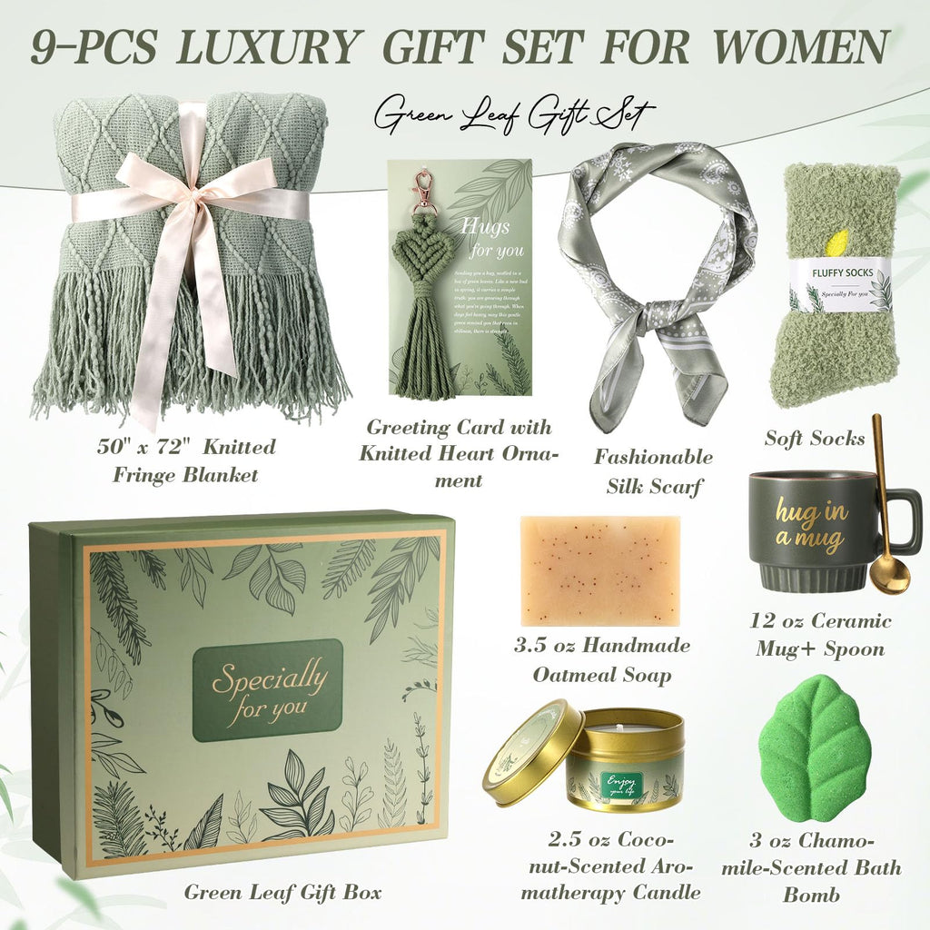 Self Care Gifts for Women Get Well Soon Gift Baskets, Birthday Gift Set for Friends Sister Daughter, Thinking of You Sympathy Gifts Baskets Spa Care Package for Women Mom Wife Grandma