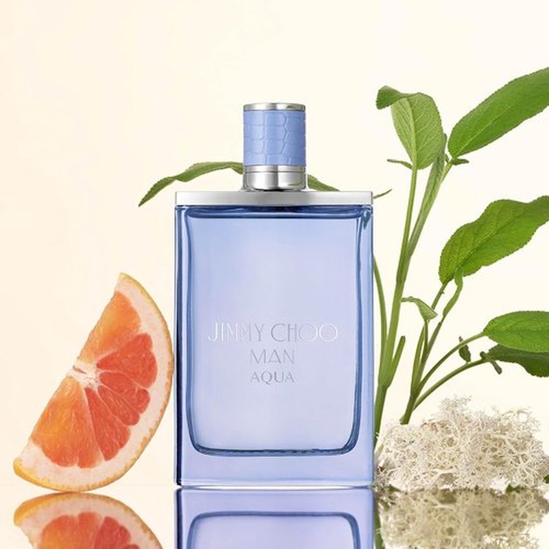JIMMY CHOO - Man Aqua Eau de Toilette - Refreshing Men's Fragrance with Grapefruit & Salty Moss - 3.3 oz