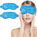 2Pack Cold Cooling Eye Mask, Reusable Hot Colder Therapy Gel Bead with Plush Backing for Puffiness Migraine Stress Relief Skin Care Dry Eyes