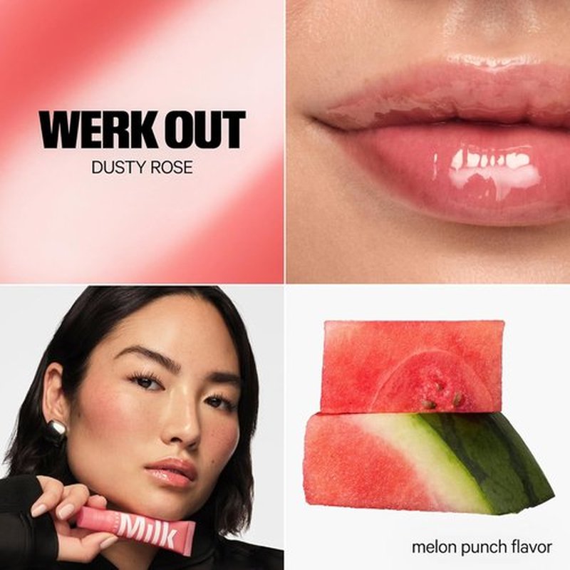 Milk Makeup Cooling Water Jelly Tint & Balm Set - Sheer Red Lip & Cheek Stain + Hydrating Gloss - Full Size 0.17 oz & 0.4 oz
