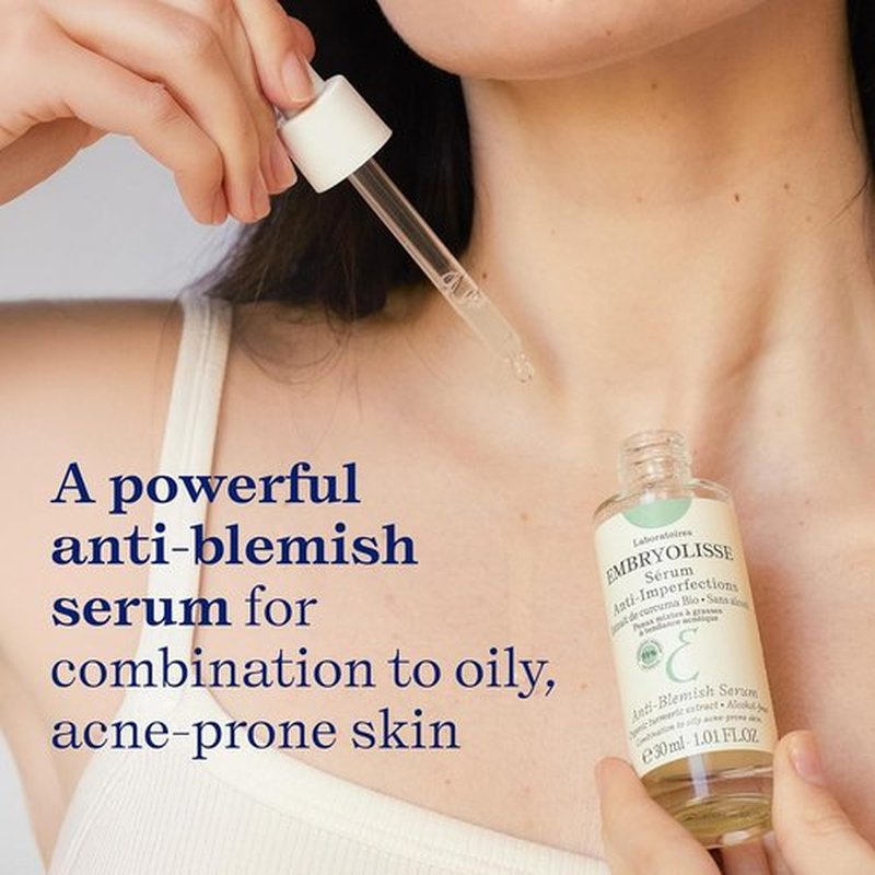 Embryolisse Anti-Blemish Face Serum - Treat Oily Skin, Pimples & Blackheads | 1.01 Fl Oz