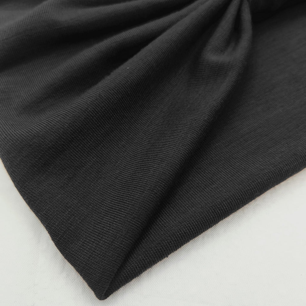 YONUF Wide Boho Headbands for Women Fashion Knotted Headband Yoga Workout Hair Accessories African Head Wrap Black 4 Pack