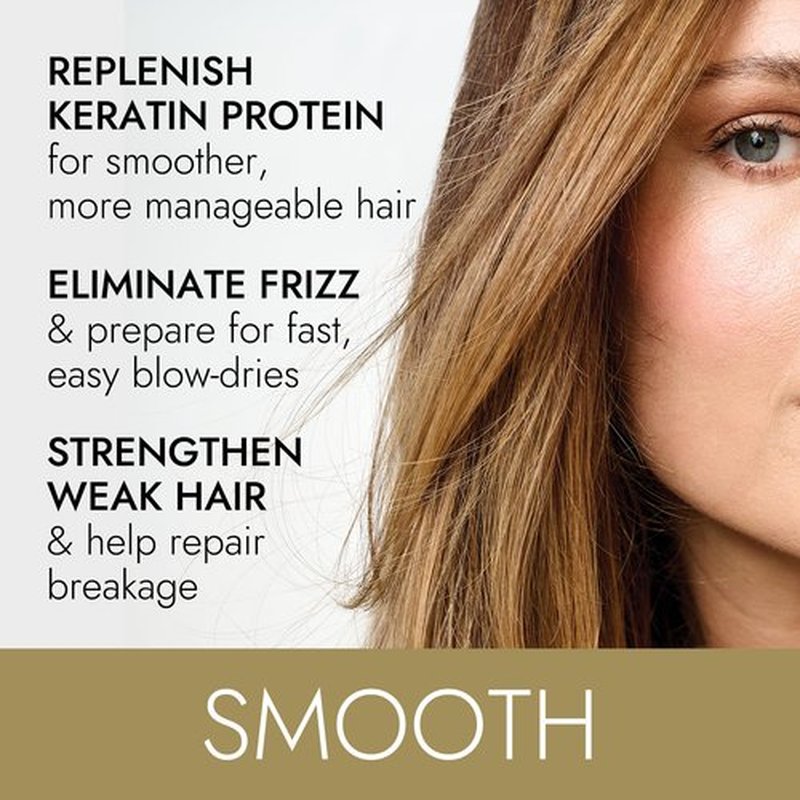 Ion Smoothing Keratin Tonic - Frizz Control & Shine Enhancer for All Hair Types