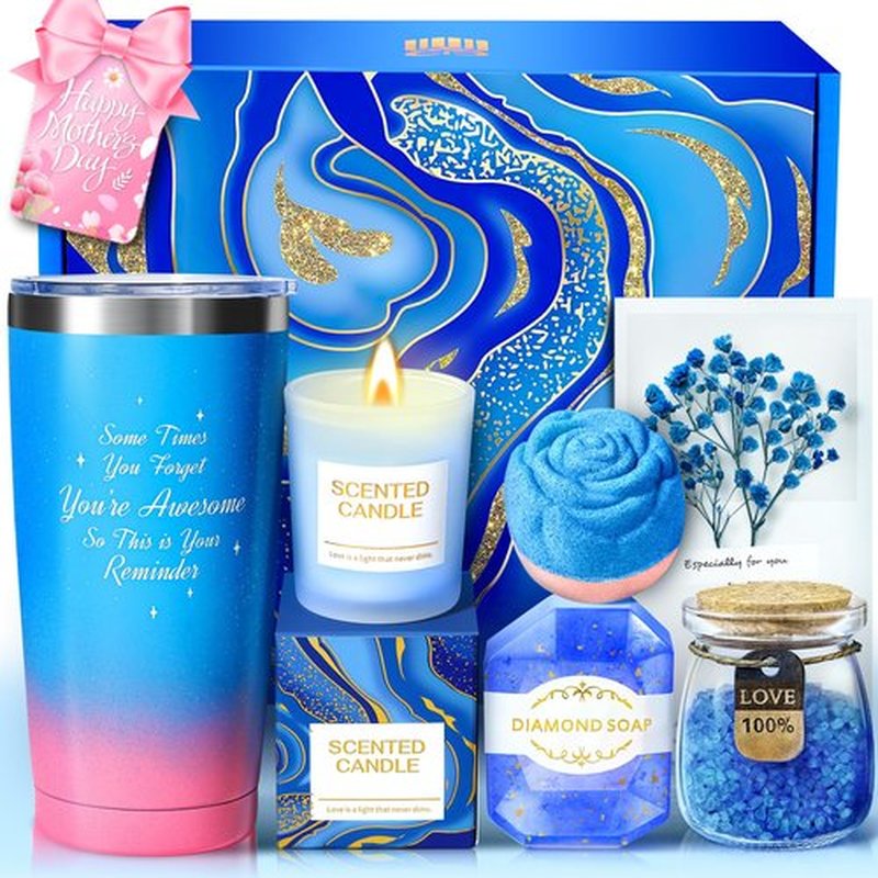 Birthday Gift for Women, Mothers Day Gifts, Mom Gifts Appreciation Gift Spa Baskets Set for Mom, Grandma, Teacher, Nurses, Wife, Girlfriend, Sister, Couples, Bestie, Coworkers Graduation