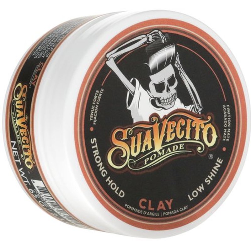 Suavecito Pomade Firme Clay - Strong Hold Hair Clay For Men - Low Shine Matte For Natural Texture Hairstyles (2.3 Ounce) (Pack of 1)