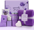 Mother's Day Gifts for Mom, Women, Sister, Her - Spa Gift Basket: Birthday, Christmas, Thanksgiving, Galentines, Valentine's Day, Get Well | Self-Care Set with Cozy Blanket, Scented Candle, Tumbler