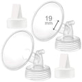 Maymom 19mm Flange and Duckbill Valve Compatible with Spectra S1 S2 Breastpump Not Original S2 Accessories Not Original Spectra Replacement Duckbill Valve and Flange