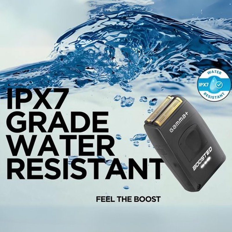 GAMMA+ Boosted Cordless Double Foil Shaver, USB-C Rechargeable with Integrated Micro Trimmer (Foil Shaver)