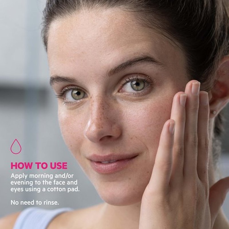 SVR Sensifine Micellar Water With Niacinamide. Soothing, Redness Relief Face Cleanser & Makeup Remover For Face, Eyes, Lips. Gentle, No Rinse Cleanser For Sensitive, Reactive Skin, 13.5 Fl.oz.