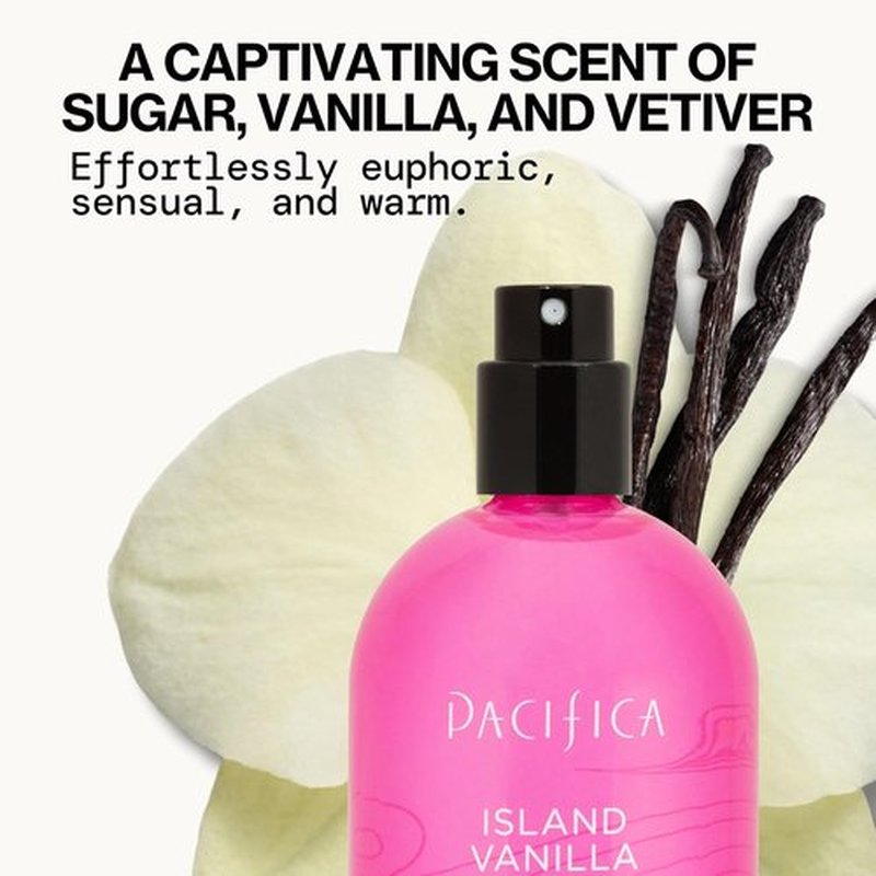 Pacifica Island Vanilla Spray Perfume - 2 Ounce | Long-Lasting, Sweet Fragrance