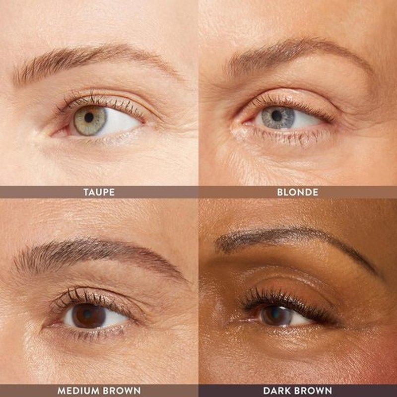 Laura Geller New York INKcredible Waterproof Brow Pencil - Long-Lasting Eyebrow Filler with Spoolie Brush (02 Taupe)