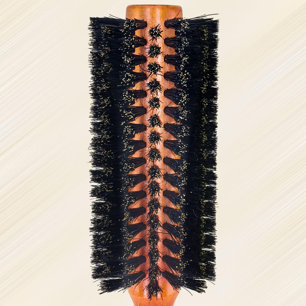 SUNBIRD Boar Bristle Round Hair Brush, 2.0 Inch