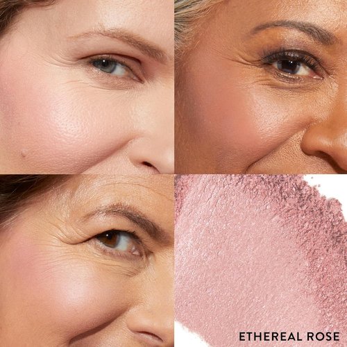 Laura Geller New York Baked Blush-N-Brighten - Ethereal Rose Travel Size Blush for Radiant Glow
