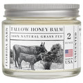 Florida Barn - Tallow Honey Balm, 2 oz, Organic Raw Honey & Castor Oil, Grass-Fed Beef Tallow, All-Natural Moisturizer for Dry and Sensitive Skin, Soothing Body and Face Cream