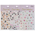 NOVANOOK 3 Sheets Cat Nail Stickers, Cute Nail Stickers, Cat Nail Decals, Cute Nail Art Stickers, Embossed Cat Claw Nail Stickers, Embossed, Cute Nail Supplies, Nail Art Stickers, DIY Nails