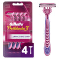 Gillette Prestobarba 3 Disposable Razors, 4 Count
