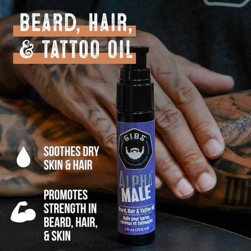 GIBS Beard Oil - Softens & Strengthens Beard Growth, Moisturizes Skin | Available in 4 Scents & 2 Sizes