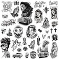 Los Vatos Chicano Vol. II - Cholo Chola Temporary Tattoos For Men Women, Payasa, Lowrider, Virgin Mary, Prayer, Cross, Chicana, Gangster, Fake Tattoo, Día de Muertos, Tatuajes Temporales