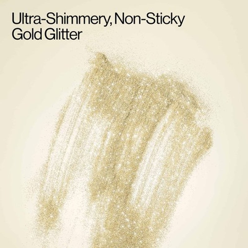 Eva NYC Kweeen Gold Hair and Body Glitter Spray - Ultra Shimmery Gold Glitter Formula - Adds Shine + Non-Sticky - Quick Drying Sparkle Spray for Hair and Body - Warm Vanilla Scent - 4.9 oz