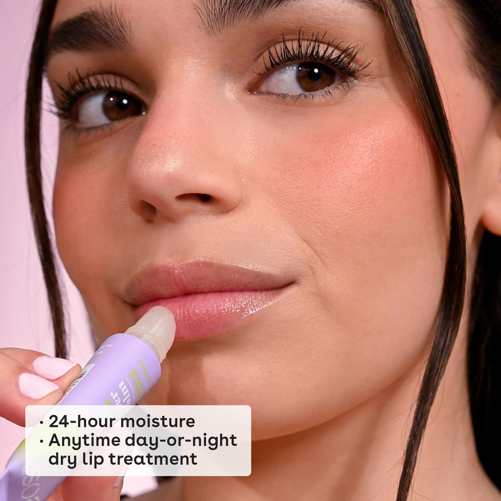 eos 24H Moisture Super Balm - Raspberry Kiwi Splash, Day or Night Lip Treatment, Made for Sensitive Skin, Lip Balms & Moisturizers, 0.35 fl oz (Pack of 2)