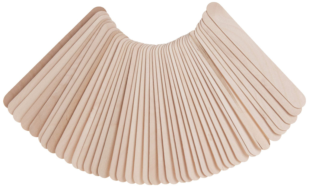 Perfect Stix Tongue Depressors, Non-Sterile, 6", 500 Ct Senior, Pack of 500ct, Brown