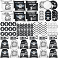 Dansydaisy 96 Pcs Volleyball Party Favors Include 12 Volleyball Cosmetic Bag 12 Drawstring Backpack 12 Hair Scrunchies 12 Hair Ties 12 Bracelets 12 Compact Mirror 12 Keychain 12 Lipstick Holder