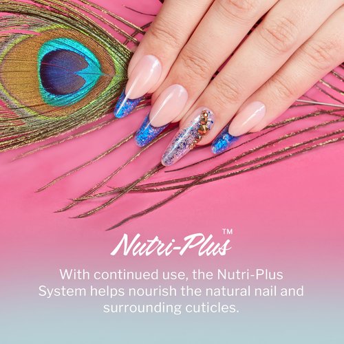 SNS Nail Dip Powder, Gelous Color Dipping Powder - Chatty Parrot (Pink/Rose, Glitter) - Long-Lasting Dip Nail Color Lasts up to 14 days - Low-Odor & No UV Lamp Required - 1 Oz