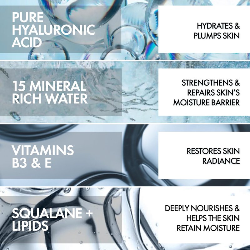 VICHY Mineral 89 Cream, 100H Rich Moisture Boosting Cream | Hydrating Face Moisturizer with Hyaluronic Acid & Niacinamide | Daily Face Cream | Available in 2 Formulas | Suitable for All Skin Types