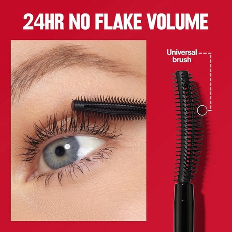 Revlon ColorStay Mascara - Volumizing Eye Makeup for 24-Hour Wear | Smudge-Proof, Flake-Free, 402 Black Brown
