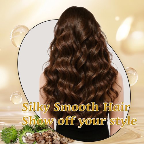 Luxfume Moisturizing Detangler Spray for Women, Curly Hair Detangler Spray with Rice Water, Keratin & Castor Oil - Curl Care Formula for Anti-Breakage, Repairs & Smooths, 6.08 oz