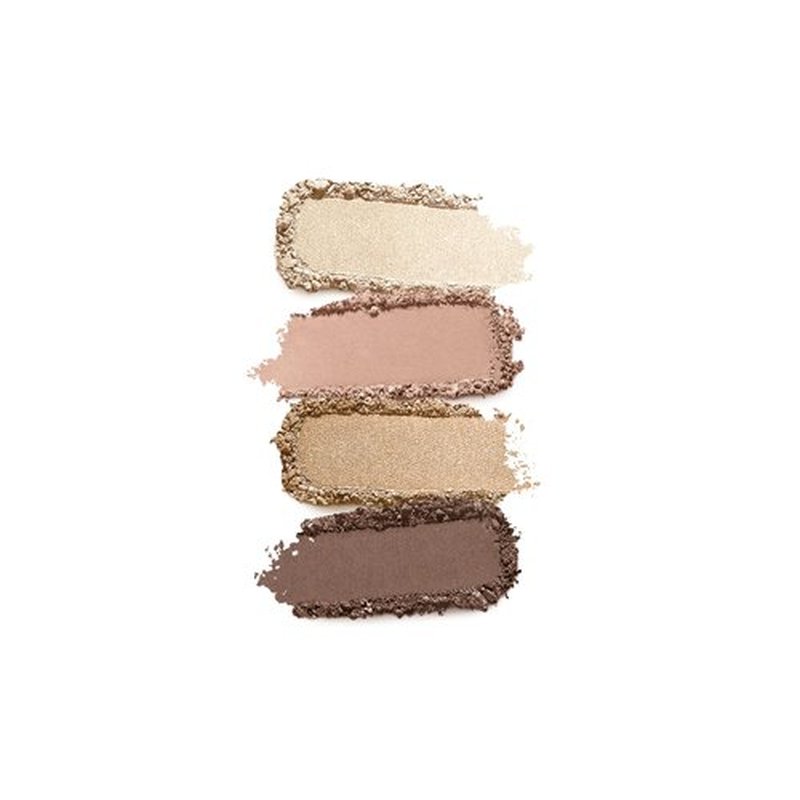 Kiko Milano Bright Quartet Eyeshadow Palette 01 | Palette With Four Baked Eyeshadows For Wet And Dry Use