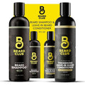 Beard Club Beard Wash & Conditioner Set - Hydrating Shampoo & Leave-In Conditioner for Men | Grooming Gift Kit
