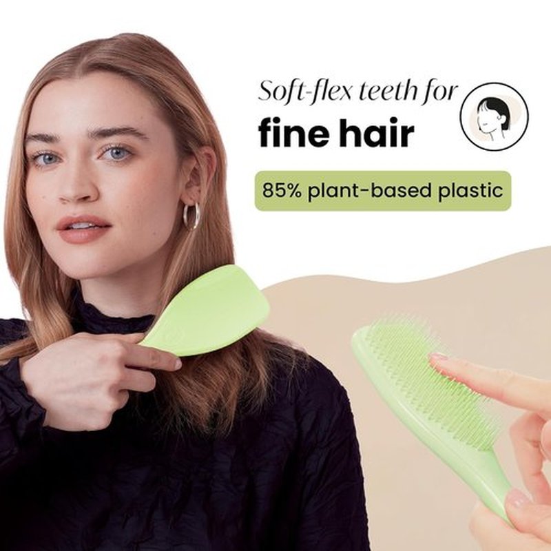 Tangle Teezer Ultimate Detangler Brush - Plant-Based, Reduces Breakage for Color-Treated Hair | Matcha Green