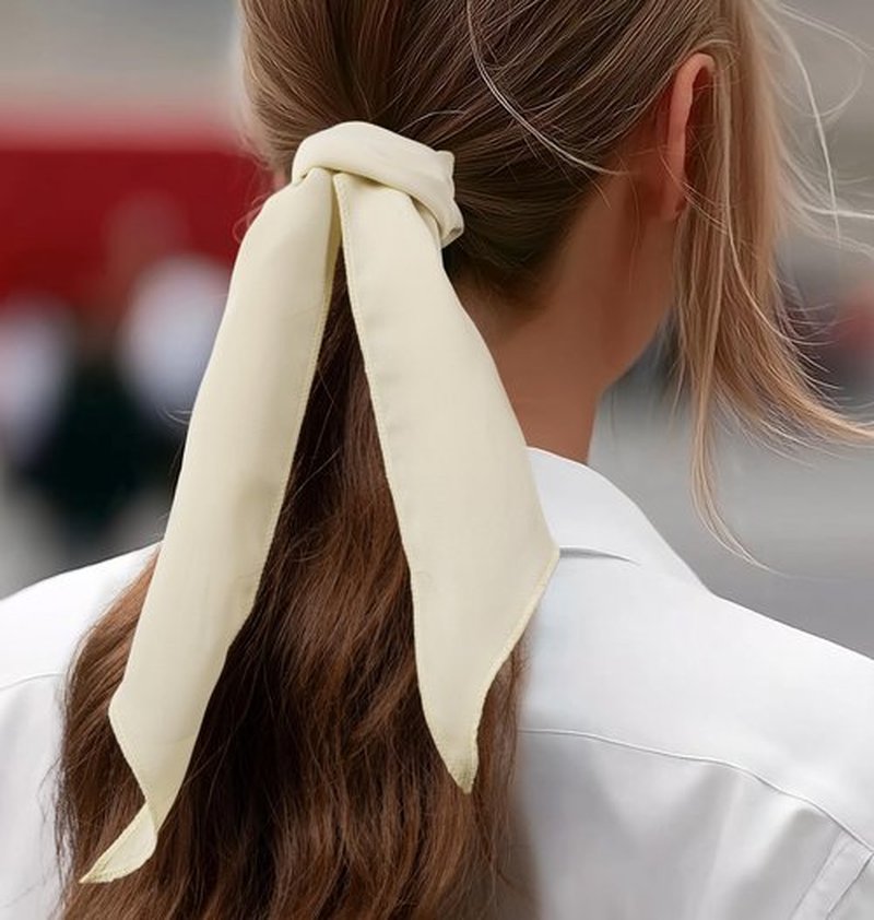 HBselect 4PCS Bandanas for Women Valentine's Day Gifts Head Bands Tie-Back Triangle Head Scarf Head Kerchief for Girls with 2 Snap Hair Pins