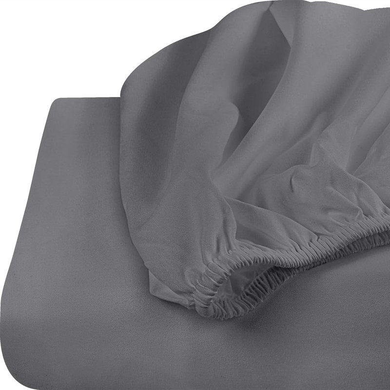 Utopia Bedding Queen Fitted Sheets - Soft Brushed Microfiber with Deep Pockets | 2-Pack in Grey
