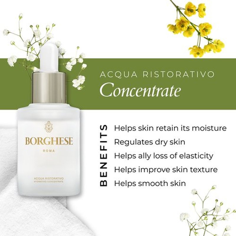 Borghese Acqua Ristorativo Hydrating Concentrate, 1 Fl Oz