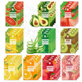 JunKuJK 30PCS Hydrating Facial Sheet Mask,Moisturizing Face Masks Skincare Gift Set,Brighten Long Lasting Face Mask Skin Care & Facial Mask Kit for All Skin Types