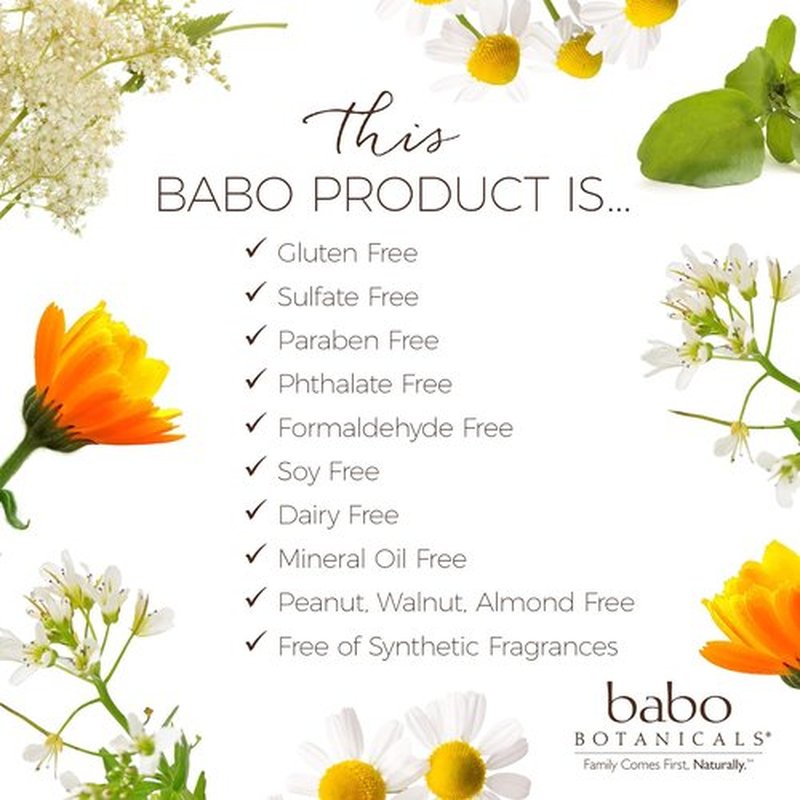 Babo Botanicals Aloe Vera Gel - Soothing Hydration With Natural Witch Hazel & Cucumber | 8 oz for Sensitive Skin