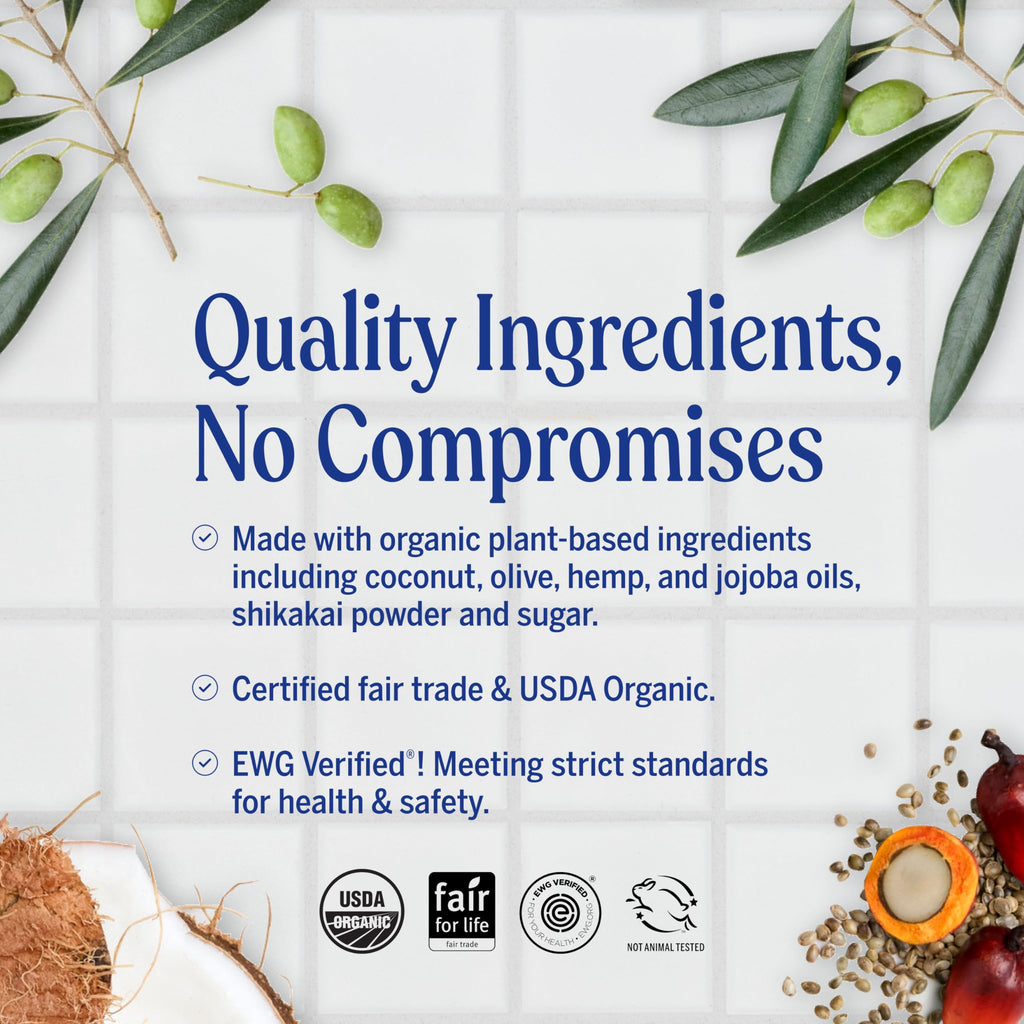 Dr. Bronner's - Organic Shaving Soap (Unscented, 7 Ounce) - Certified Organic, Sugar and Shikakai Powder, Soothes and Moisturizes for Close Comfortable Shave, Use on Face, Underarms and Legs