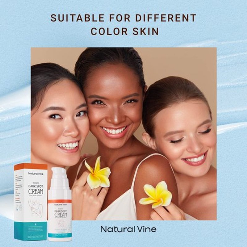 Natural Vine Dark Spot Corrector: Dark Spot Remover for Body in 4-8 Weeks - Instant Concealing & Age Brown Sun Faded Spot Remover Melasma Freckles Correcting with Niacinamide for Women & Men 30g