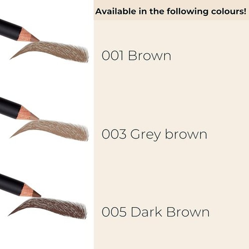Gosh Eyebrow Pencil - Rich Brown Color for Defined Brows | Long-Lasting Formula