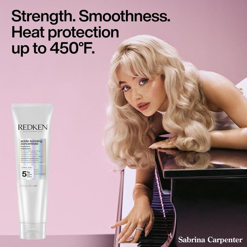 Redken Acidic Bonding Concentrate Leave-In Conditioner - Strengthens Weak Hair, Repairs Bonds & Provides Heat Protection