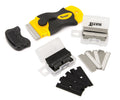 Titan Tools 17013 4-Inch Mini Razor Scraper with (10) Non-Marring Plastic Blades and (11) #20 Steel Blades