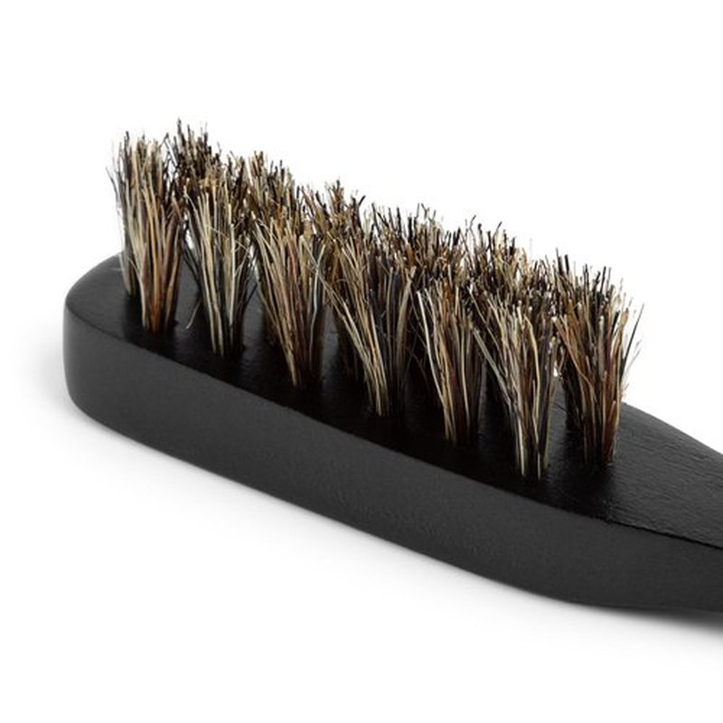 Hunter Jack Beard Brush Kit - Natural Boar Bristle Grooming Set for Men | Soft Mustache Brush Included